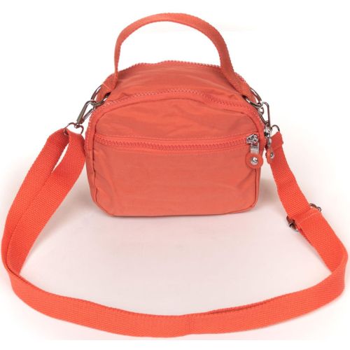 Сумка женская кроссбоди Jielshi полиамид 19×15×10 см Оранжевая
