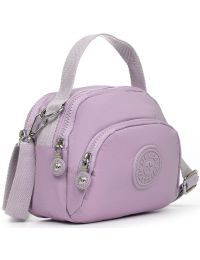Сумка женская кроссбоди Jielshi полиамид 19×15×10 см Фиолетовая