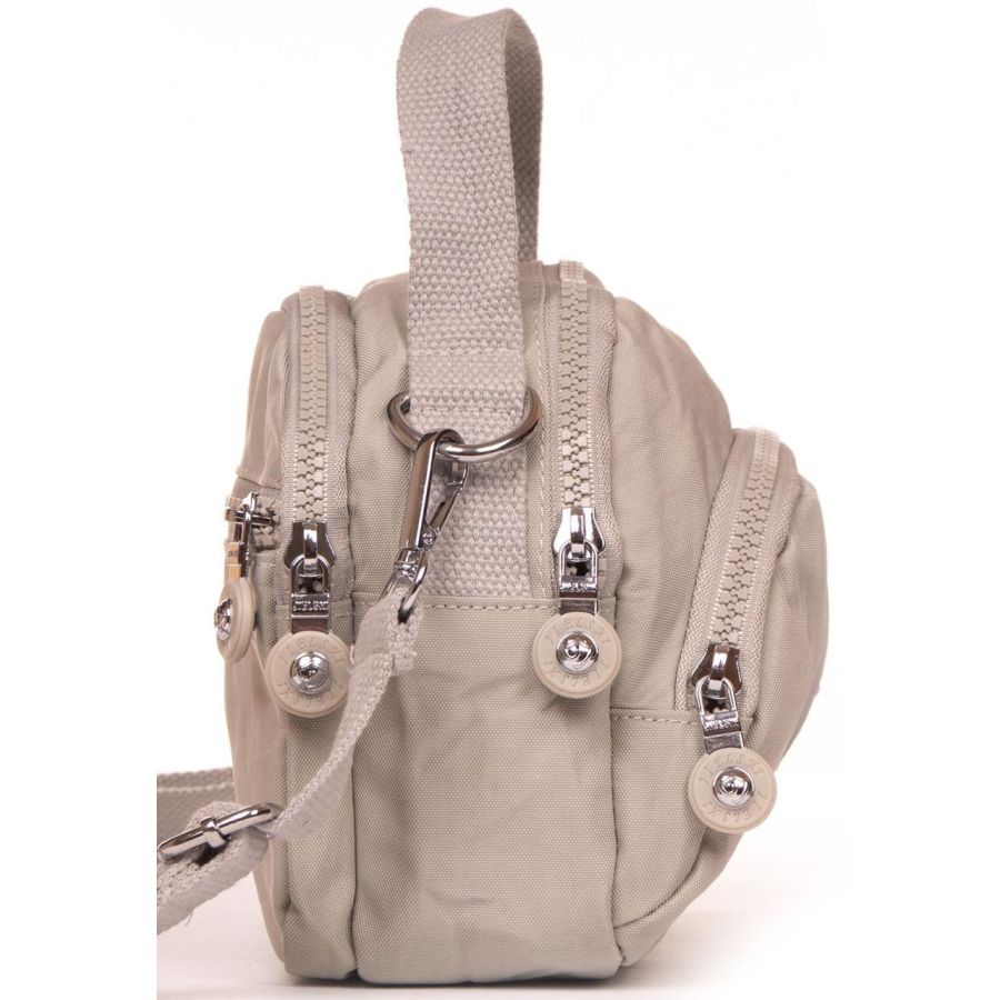Сумка женская кроссбоди Jielshi полиамид 19×15×10 см Бежевая