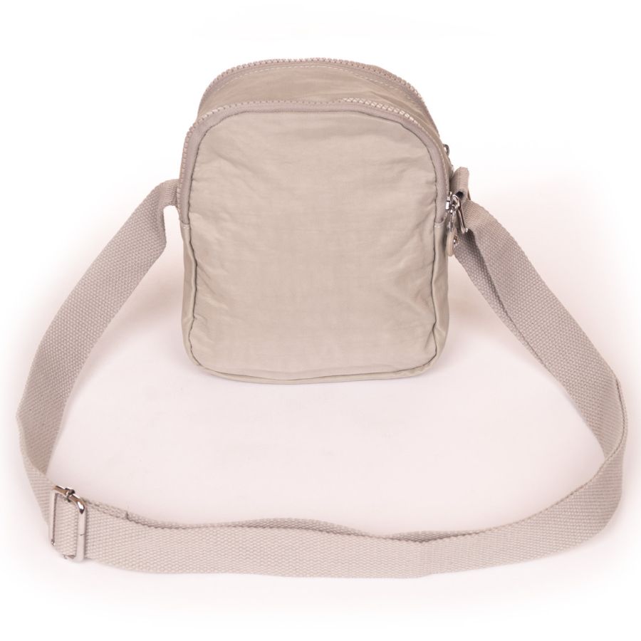 Сумка женская кроссбоди Jielshi полиамид 17×19×11 см Бежевая
