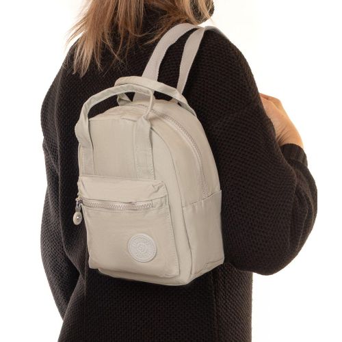 Рюкзак-сумка женская Jielshi текстильная 5 л 20×24×12 см Черный