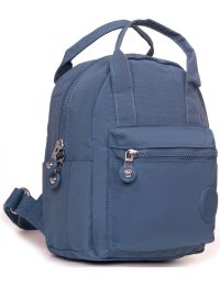 Рюкзак-сумка женская Jielshi текстильная 5 л 20×24×12 см Синий