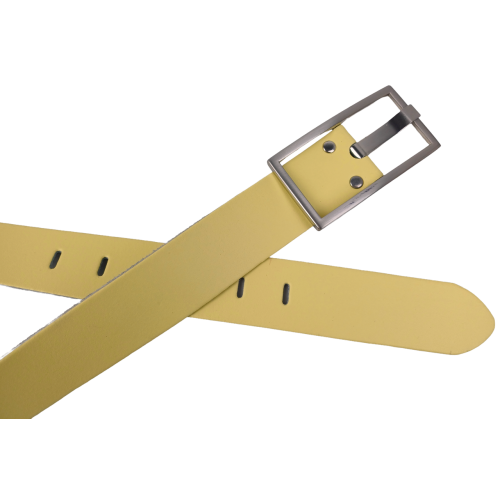 Женский кожаный ремень Vanzetti RMT224 широкий 4 см Желтый
