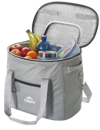 Термосумка Crivit 35L сумка-холодильник со съемным пластиковым пакетом Серая