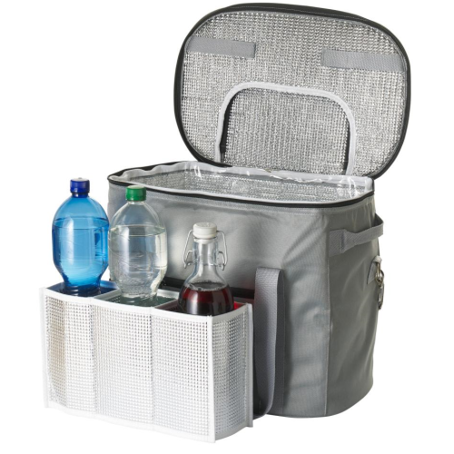 Термосумка Crivit 35L сумка-холодильник со съемным пластиковым пакетом Серая