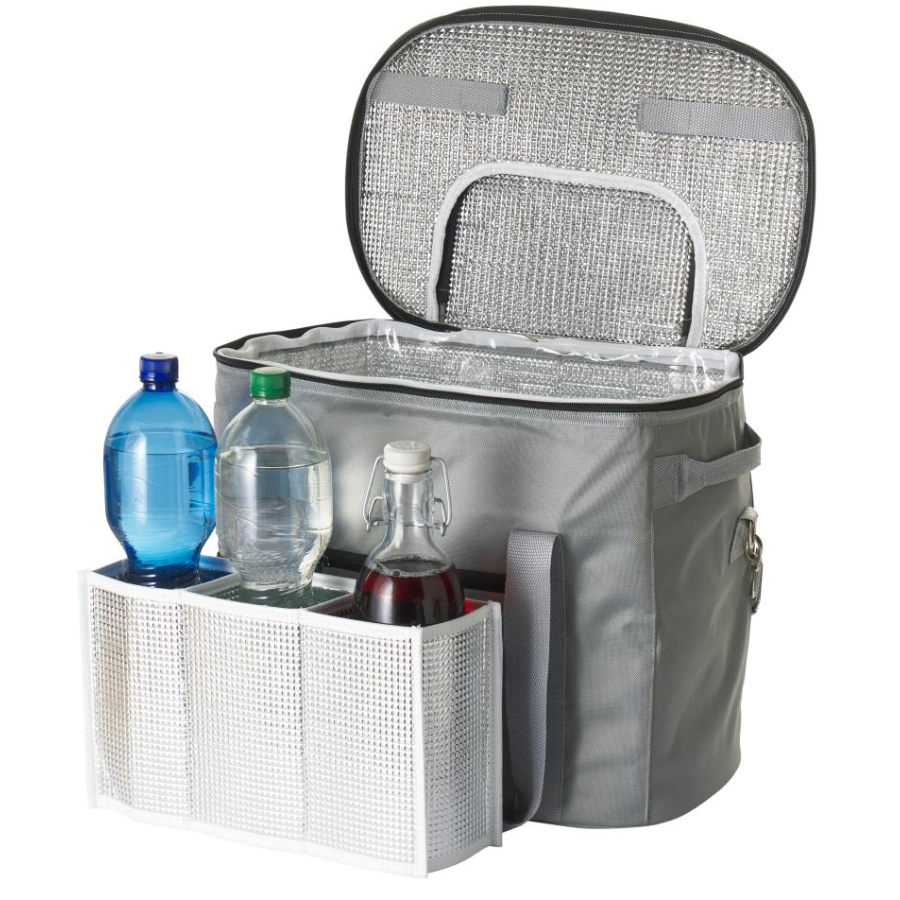 Термосумка Crivit 35L сумка-холодильник со съемным пластиковым пакетом Серая