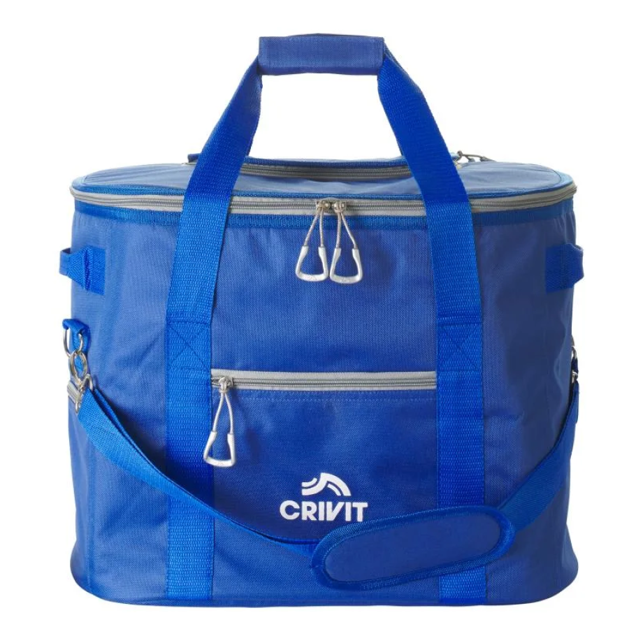 Термосумка Crivit 35L сумка-холодильник со съемным пластиковым пакетом Синя