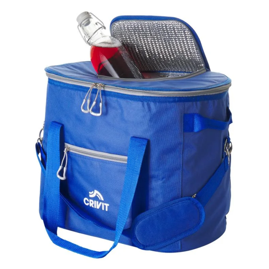 Термосумка Crivit 35L сумка-холодильник со съемным пластиковым пакетом Синя