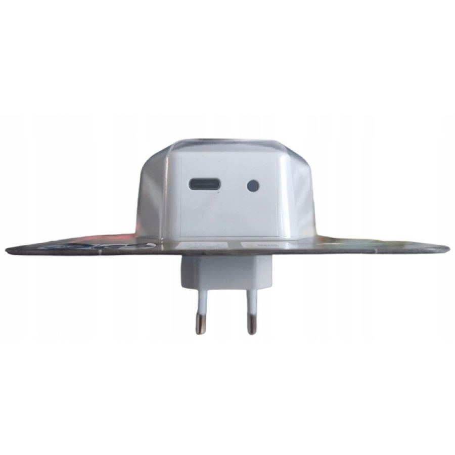 Зарядное устройство USB-C с ночником и датчиком света 15W Белый