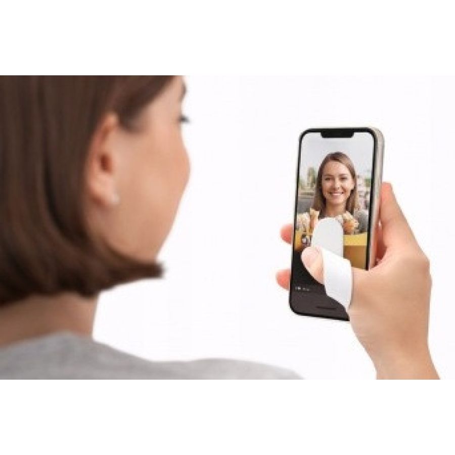 Держатель для пальца LAB31 Finger Grip со подставкой 8х2.5 см Белый