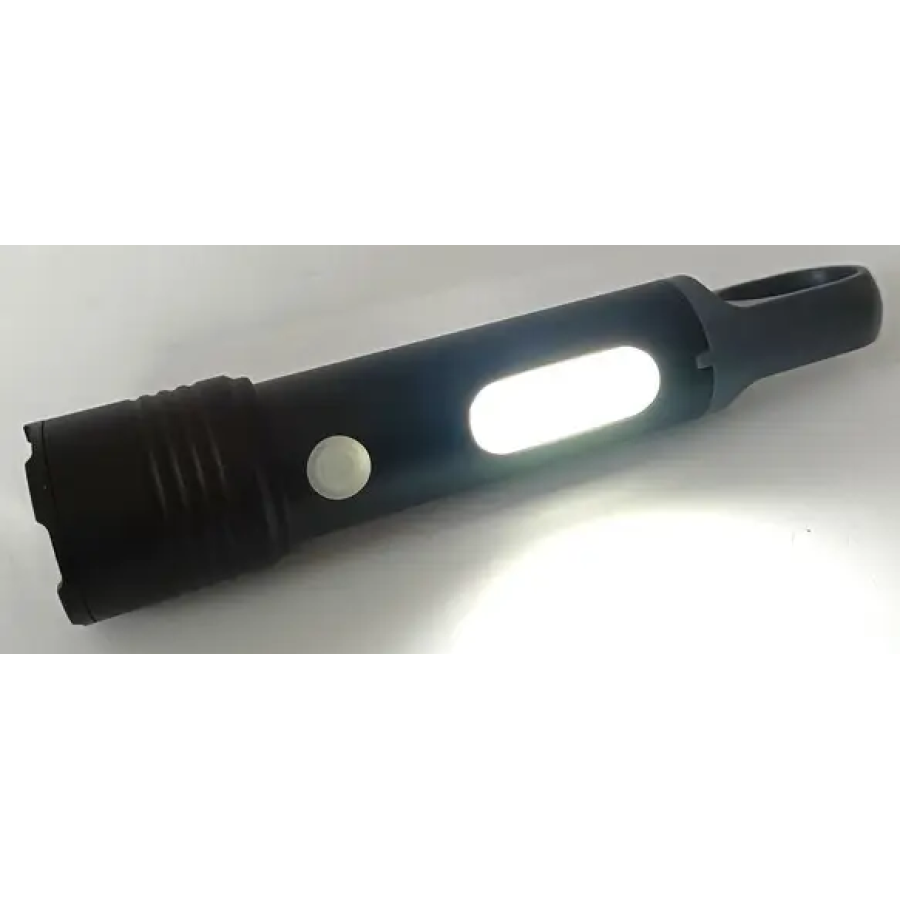 Аккумуляторный LED-фонарь ZD Trading 200+60 лм USB-C с фокусом и цветными фильтрами
