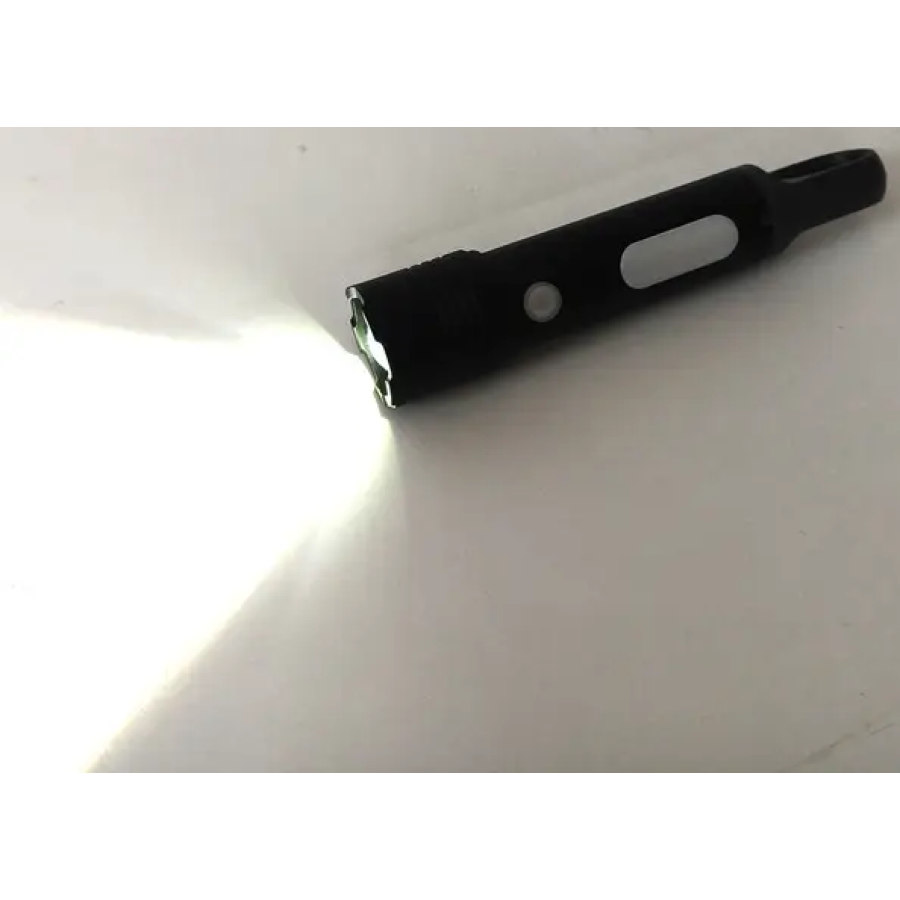 Аккумуляторный LED-фонарь ZD Trading 200+60 лм USB-C с фокусом и цветными фильтрами