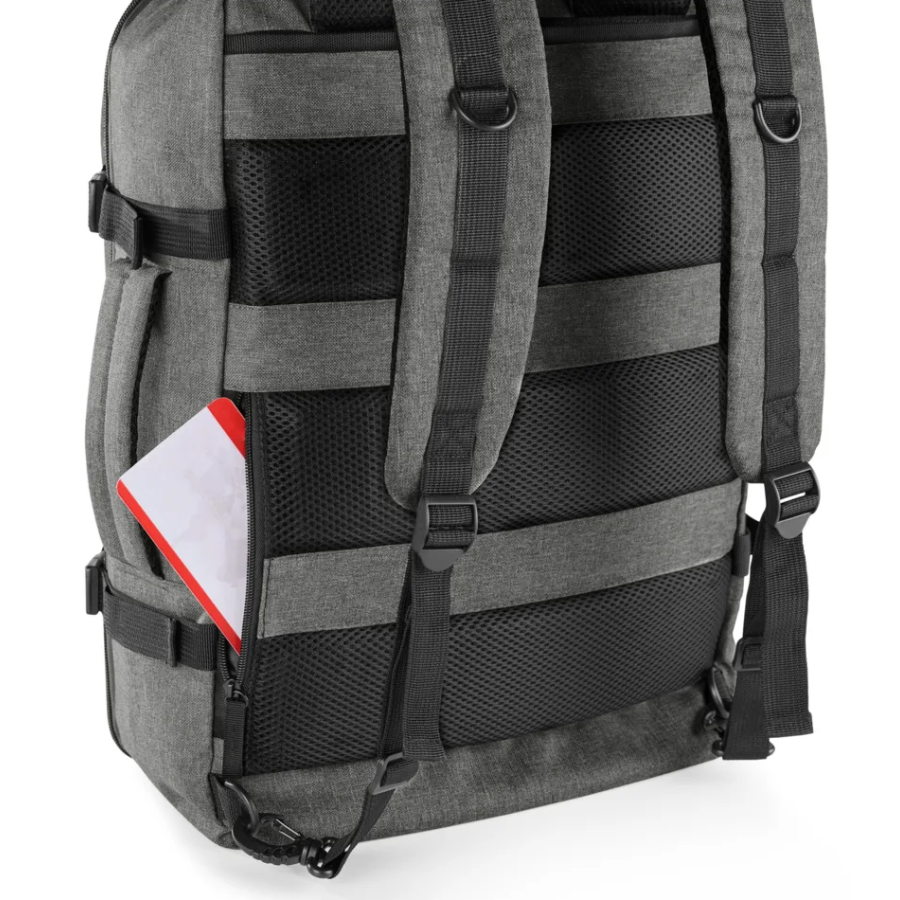 Рюкзак-сумка дорожная Esmara / Topmove 40 л 53x35x17 см полиэстер Серый