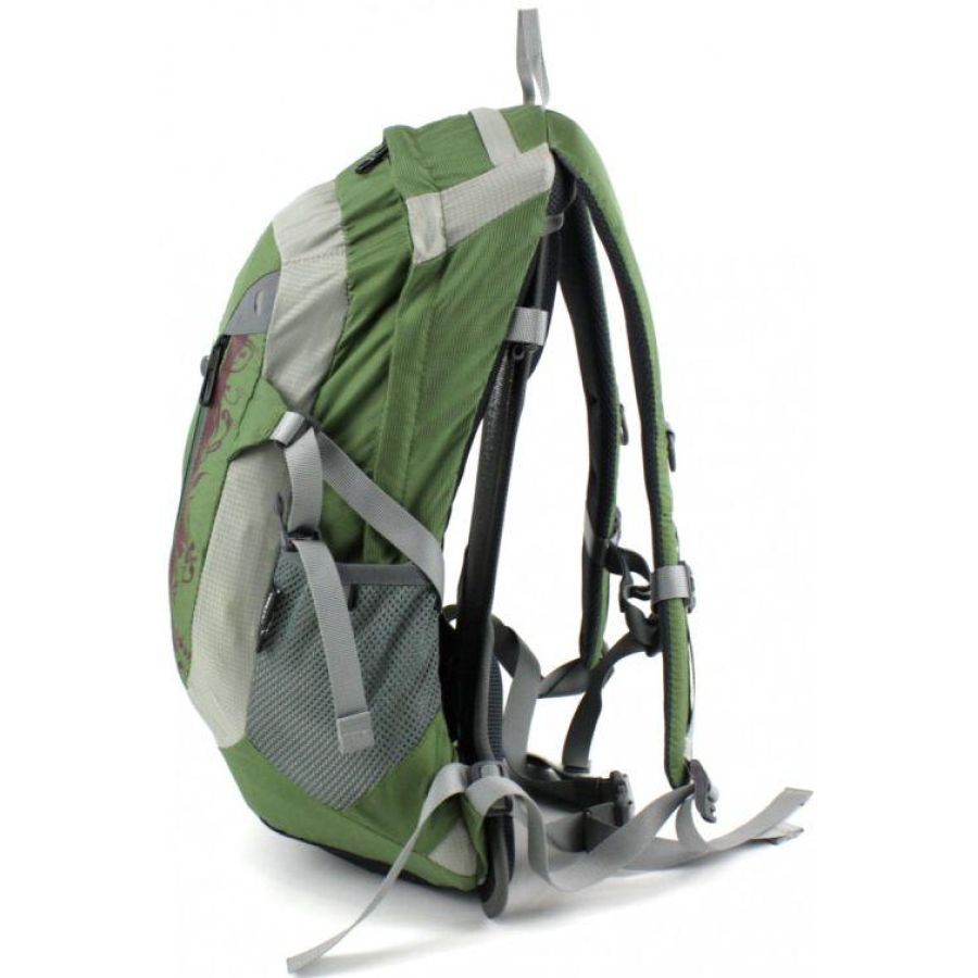 Велорюкзак Wallaby с каркасной спинкой и сеткой 20 л 24х44х13 см полиэстер Зеленый
