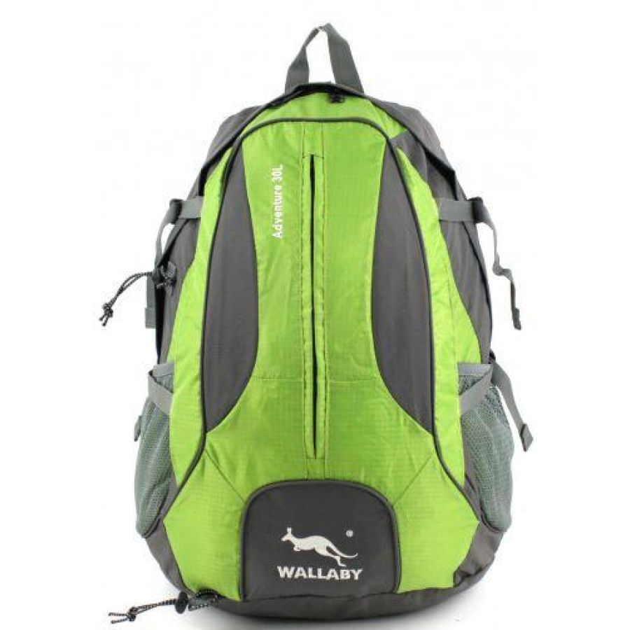 Велорюкзак Wallaby с каркасной спинкой и сеткой 30 л 28х47х17 см полиэстер Зеленый