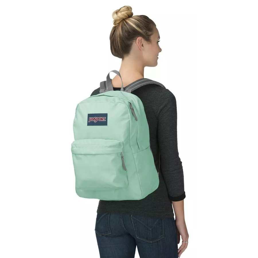 Рюкзак городской Jansport Superbreak 25 л 42x32x21 см полиэстер Салатовый