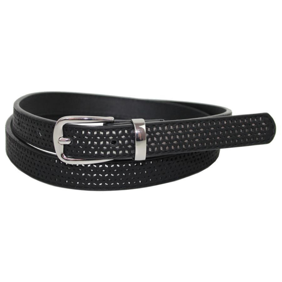Ремень женский C&amp;amp;amp;amp;amp;amp;A 1101218 кожзаменитель 1.8 см Black