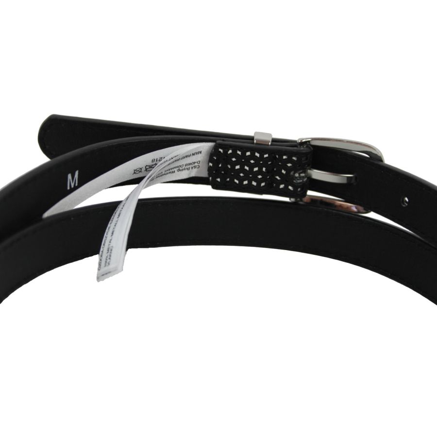 Ремень женский C&amp;amp;amp;amp;amp;amp;A 1101218 кожзаменитель 1.8 см Black