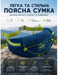 Сумка поясная Lowe Alpine Lightflite 5 5 л нейлон Azure