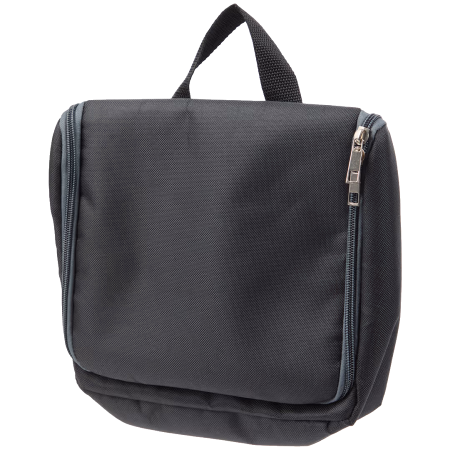 Дорожная косметичка Action Eleganza с зеркалом полиэстер 24×19×7 см Черная