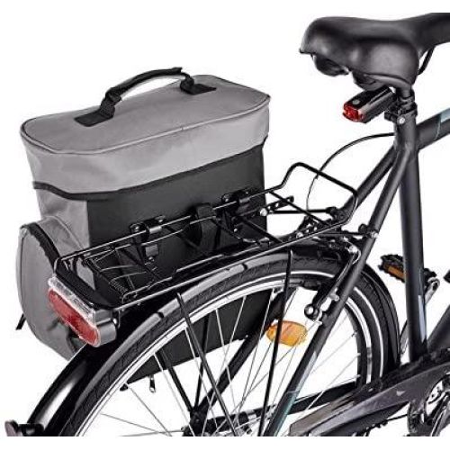 Велосумка с дождевиком Crivit 17L IAN374191 Черная