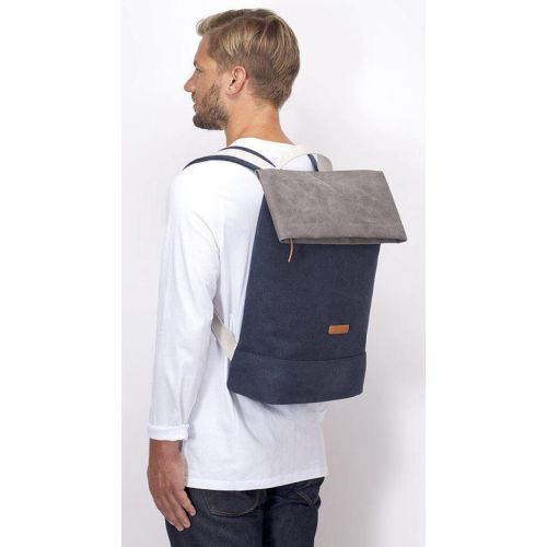 Коттоновый городской рюкзак Ucon 409001366618  20L Синий с серым