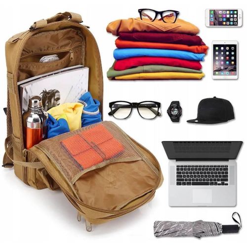 Рюкзак тактический штурмовой, армейский 28L Койот