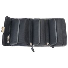 Небольшая мужская кожаная сумка-барсетка Giorgio Ferretti Ef043 Черная