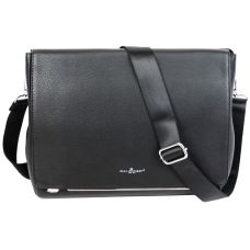 Мужская кожаная сумка мессенджер Dor. Flinger 0130HJ001 Черная