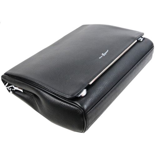 Мужская кожаная сумка мессенджер Dor. Flinger 0130HJ001 Черная