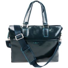 Мужская кожаная сумка-портфель Dor. Flinger DF3454624 Синяя 