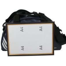 Сумка спортивная для фитнеса Wallaby из искусственной кожи 16 л 44×23×19 см Синяя