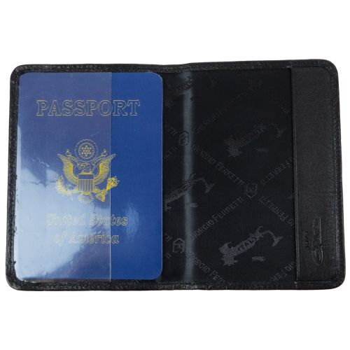 Кожаная обложка на паспорт, загранпаспорт Giorgio Ferretti с ярким принтом