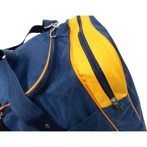 Сумка дорожная среднего размера Wallaby 437-10 62L  Синяя с желтым