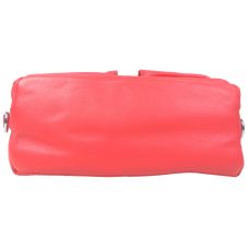 Женская кожаная сумка-рюкзак траснформер Giorgio Ferretti 0329Q34 Коралловая