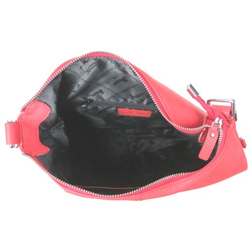 Женская кожаная сумка-рюкзак траснформер Giorgio Ferretti 0329Q34 Коралловая