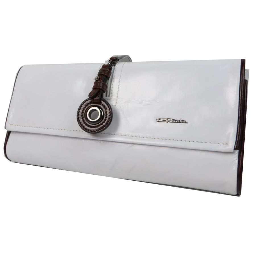 Женский кожаный клатч Giorgio Ferretti 31085H2032  Белый