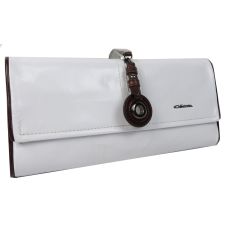 Женский кожаный клатч Giorgio Ferretti 31085H2032  Белый