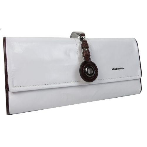 Женский кожаный клатч Giorgio Ferretti 31085H2032  Белый