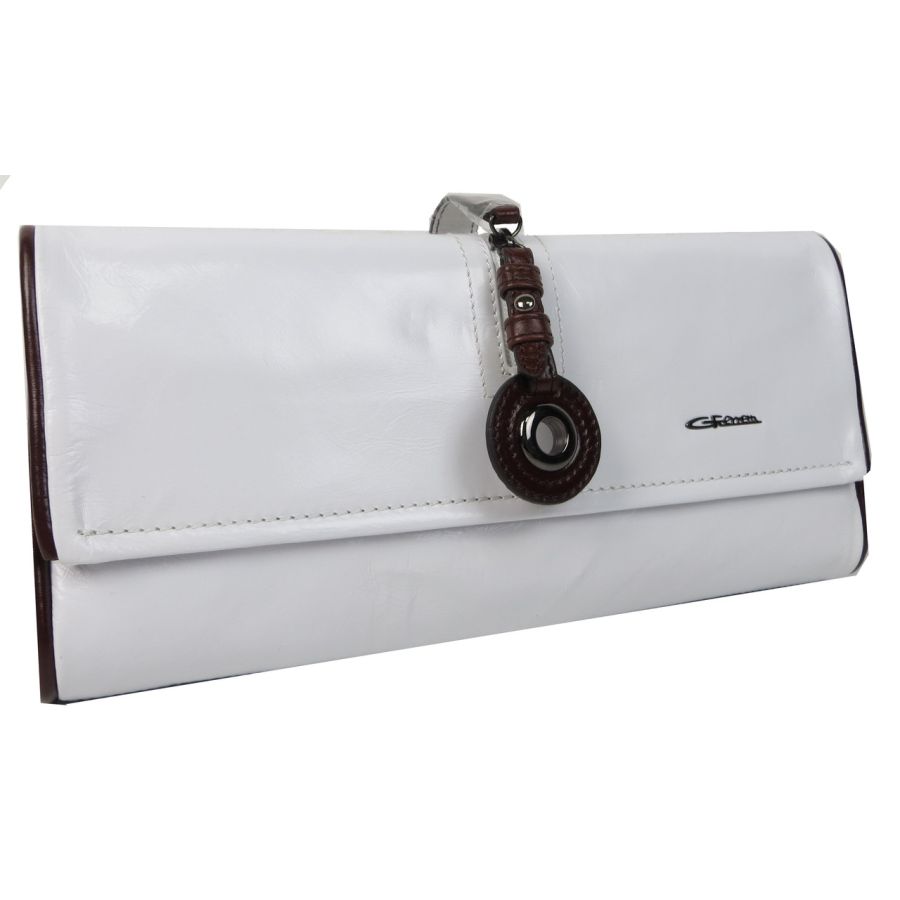 Женский кожаный клатч Giorgio Ferretti 31085H2032  Белый