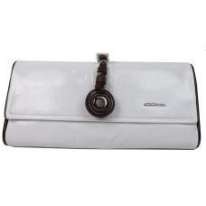 Женский кожаный клатч Giorgio Ferretti 31085H2032  Белый