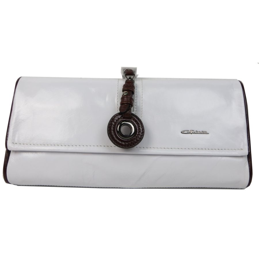 Женский кожаный клатч Giorgio Ferretti 31085H2032  Белый
