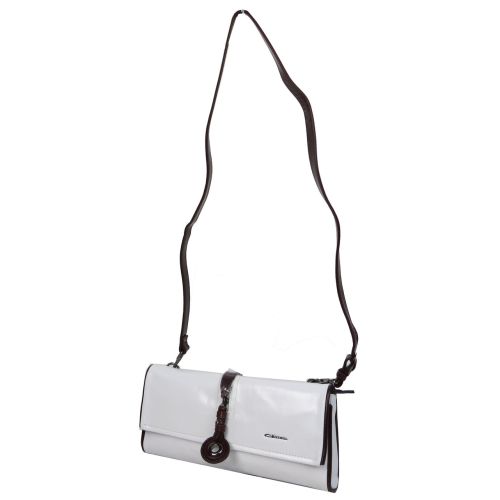 Женский кожаный клатч Giorgio Ferretti 31085H2032  Белый