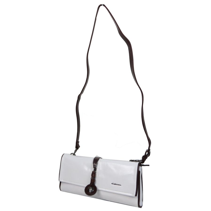 Женский кожаный клатч Giorgio Ferretti 31085H2032  Белый
