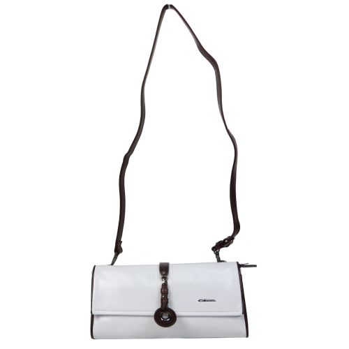 Женский кожаный клатч Giorgio Ferretti 31085H2032  Белый