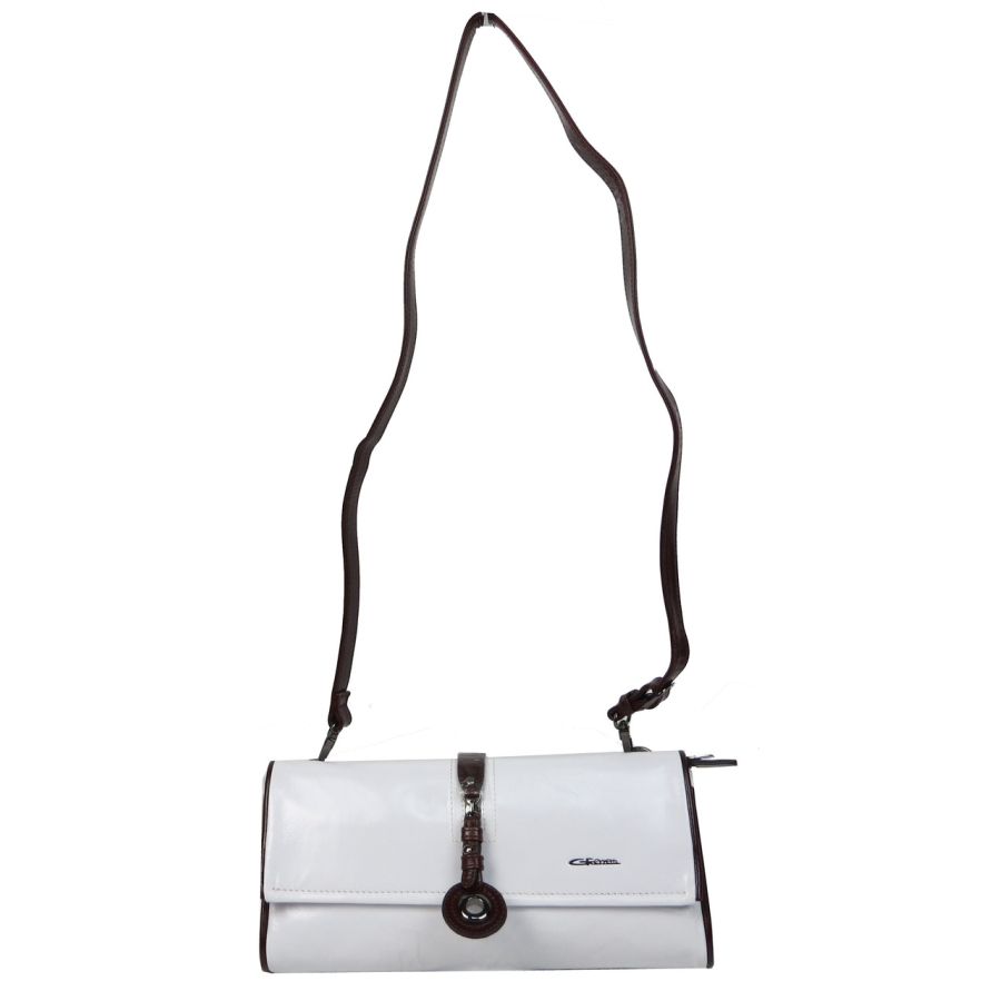 Женский кожаный клатч Giorgio Ferretti 31085H2032  Белый