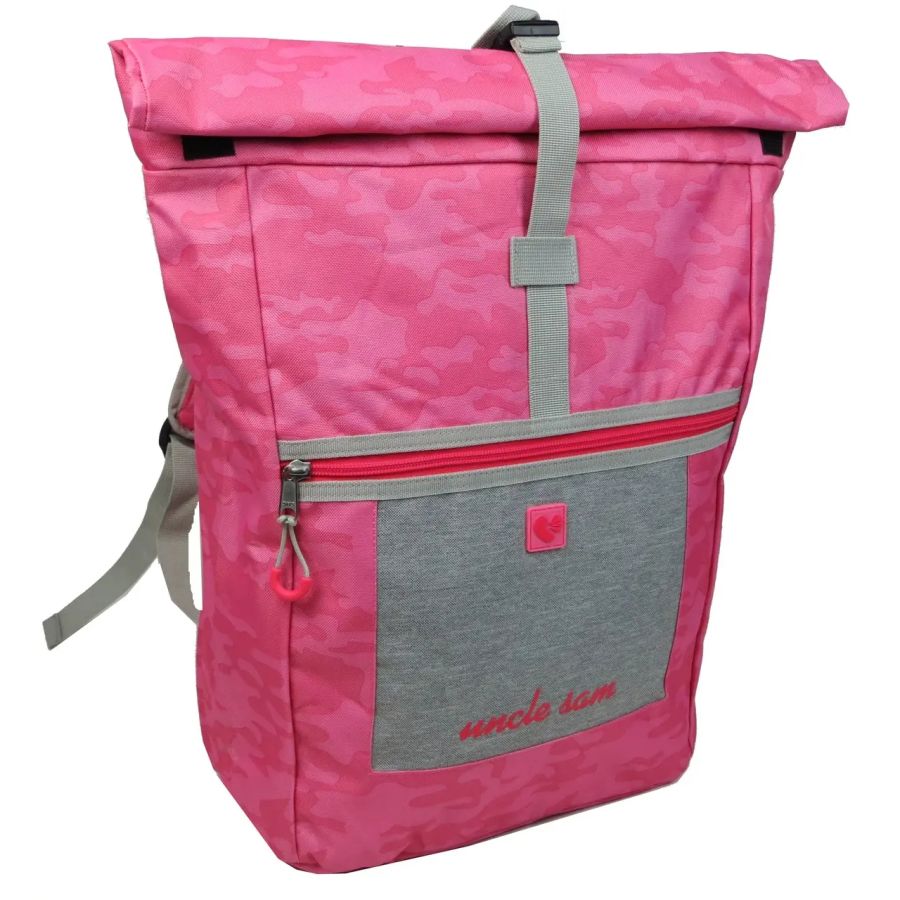 Женский городской рюкзак Rolltop Uncle IAN313561 22L  Розовый