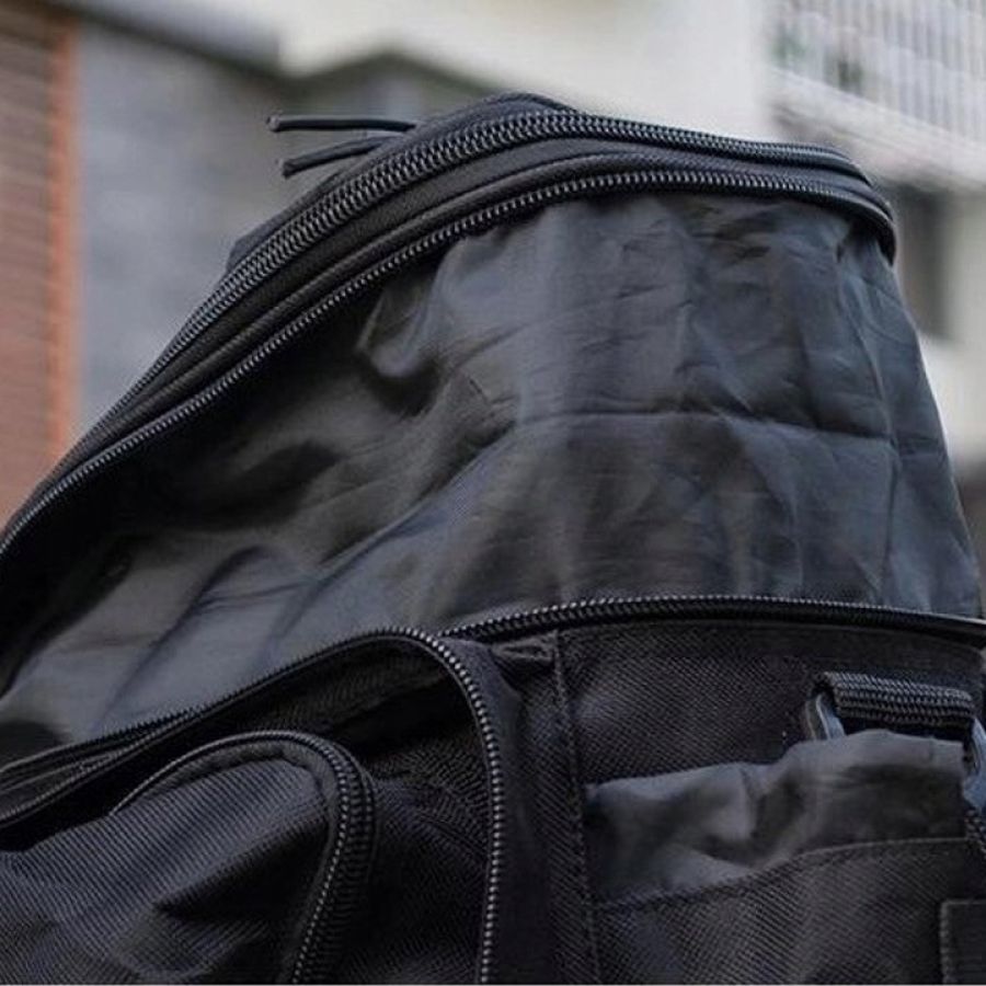 Складная велосипедная сумка на багажник с дождевиком Korbi S1645290 30L Черная