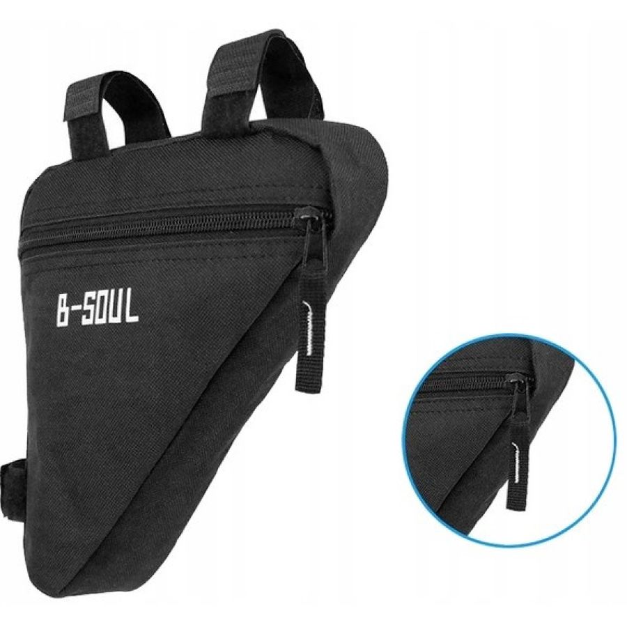 Велосипедная сумка на раму B-Soul S14327 1L Черная