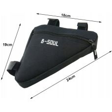 Велосипедная сумка на раму B-Soul S14327 1L Черная